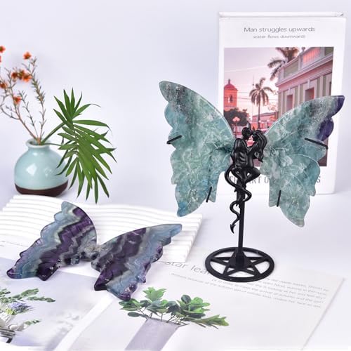 JIC Gem Crystal Butterfly with Stand Decorative Artwork