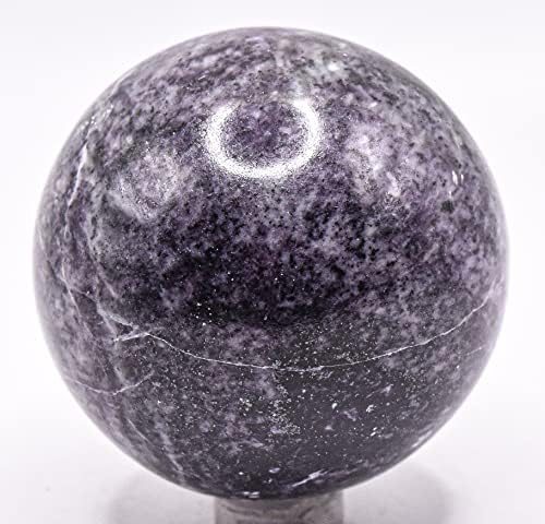 HQRP 22 Inch Kammererite Clinochlore Sphere UV Reactive Decorative Crystal Ball with Stand