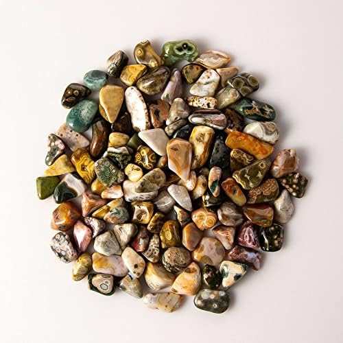 12 lb Tumbled Ocean Jasper Gemstone Crystals