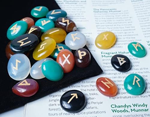 Crocon Seven Chakra Gemstone Tree Feng Shui Figurine Set