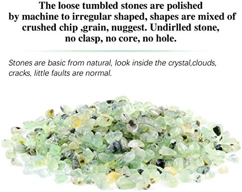 Swpeet Green Aventurine Tumbled Stones 11lbs for Jewelry and Decor