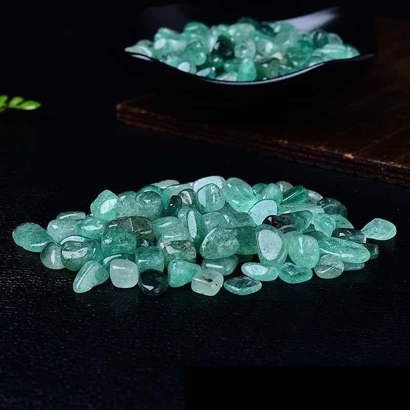NASTYA Natural Green Crystal Gravel for Fountain Decoration