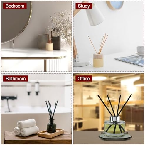HARFINGTON 200ml Empty Glass Diffuser Bottle