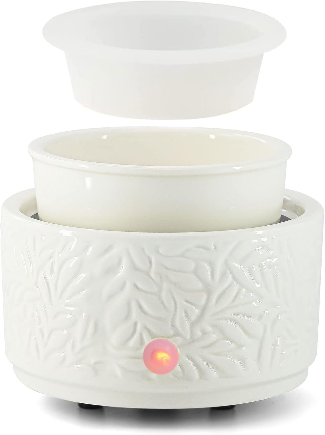 ElusiaKa 3-in-1 Wax Melt Warmer with Silicone Dish