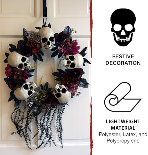Haunted Hill Farm 24-Inch Halloween Wreath