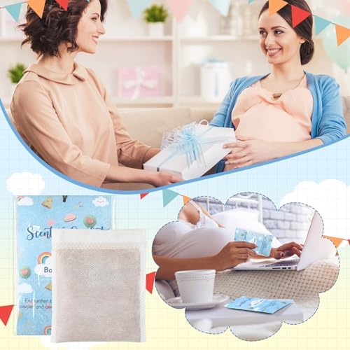 24 Pack Talcum Powder Scent Sachets for Home and Car Freshening