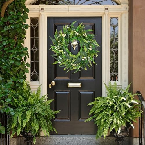 24 Inch Spring Wreath for Front Door Decor