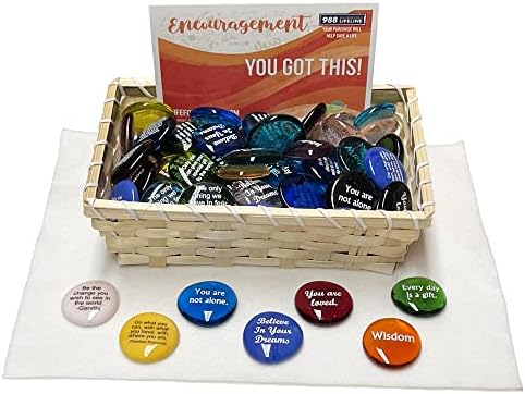 Encouragement Stones Set of 100 with Display