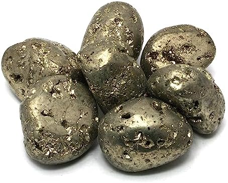 CrystalAge Iron Pyrite Tumble Stones 25-30mm