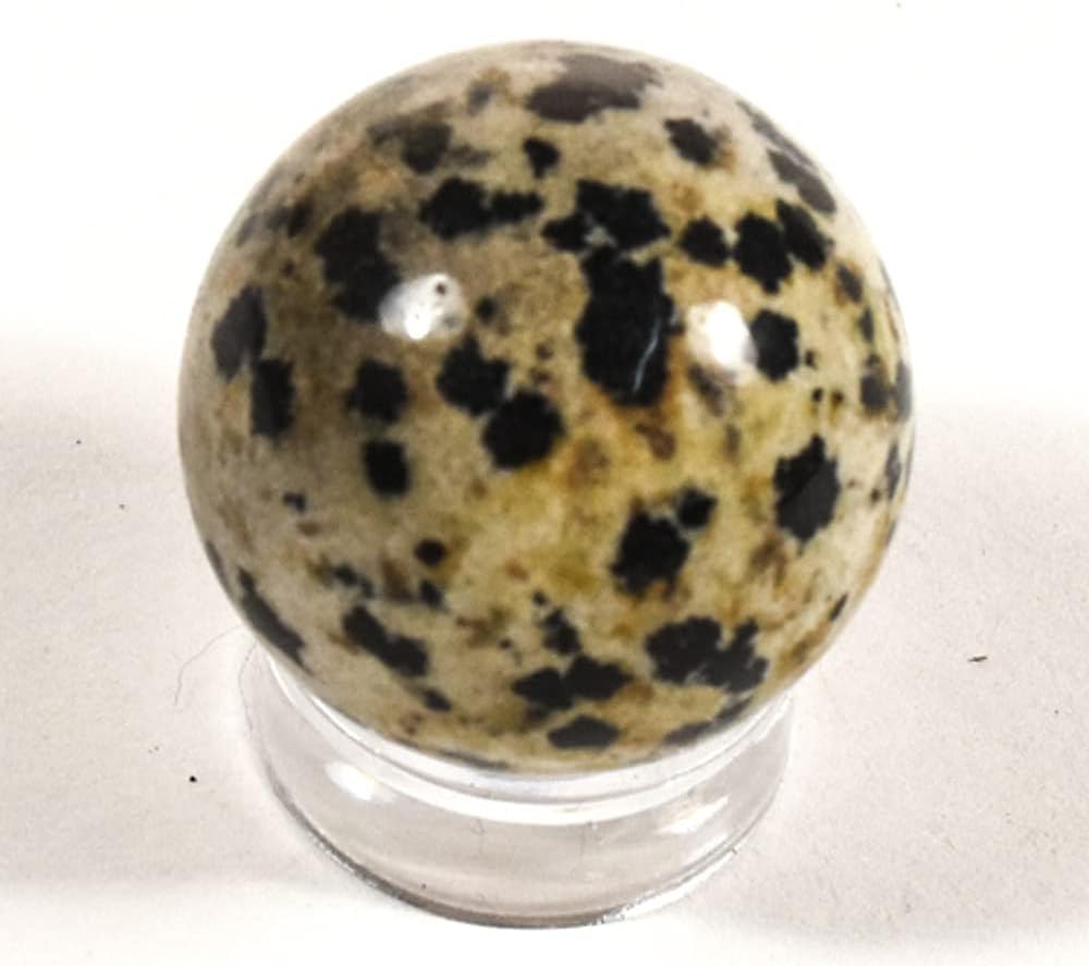 Dalmatian Jasper Sphere Natural Gemstone Decor Ball
