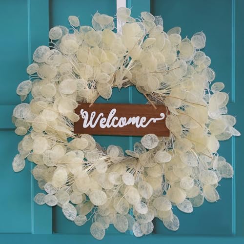 22 to 24 Off White Wreath for Front Door