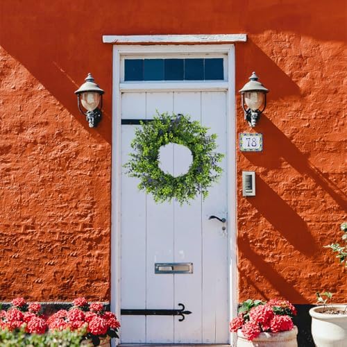 18 Inch Spring Wreath for Front Door Decor