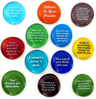Destiny Stones 12 Glass Stones for Positive Future