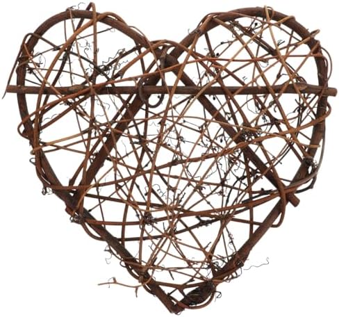 EXCEART 2 Pcs Heart Shaped Wreath Decor