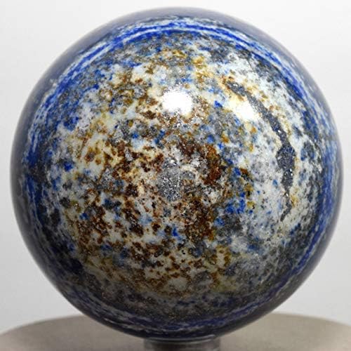 68mm Blue Lapis Lazuli with Pyrite Sphere Decor Ball - Stand Included