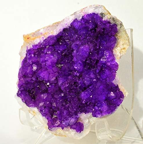 HQRP 31 Inch Dyed Lilac Quartz Geode Crystal Cluster Decor Specimen Morocco
