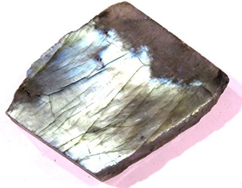 Large Polished Labradorite Slab ExA Quality Velvet Bag