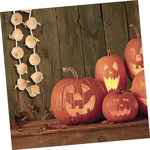 Realistic Garlic Garland Faux Garlic Wreath Decor