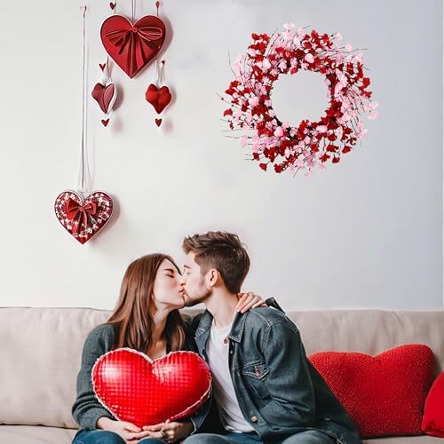 20 Inch Valentine Wreath for Front Door