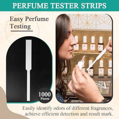 1000 Pieces Perfume Tester Strips - Premium Fragrance Blotter for Aromatherapy