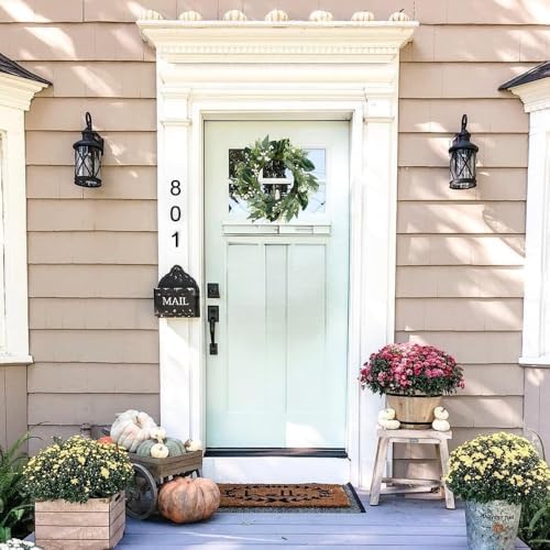 20 Inch Eucalyptus Wreath for Front Door Seasonal Decoration