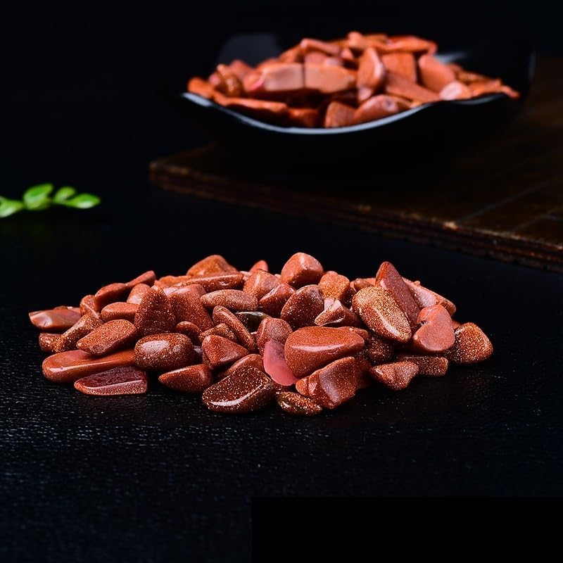 NASTYA Natural Gold Sand Stone Tumbled for Fountain Decor