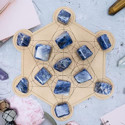 ZAICUS Tumbled Stones Set for Decor Feng Shui Jewelry