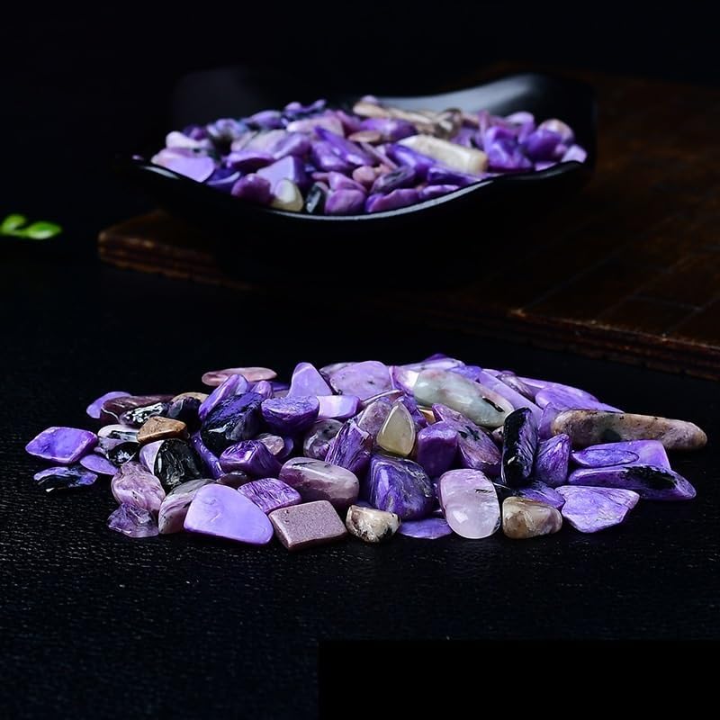 NASTYA Natural Amethyst Crystal Gravel 5-7mm 500g