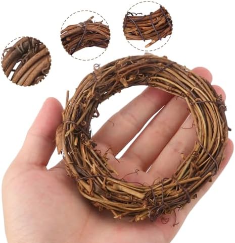 40 PCS Natural Grapevine Wreaths for DIY and Christmas Decor