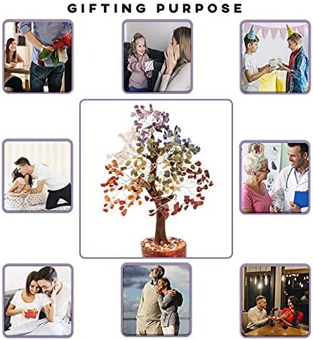 PYOR Seven Chakra Crystal Tree Healing Energy Generator