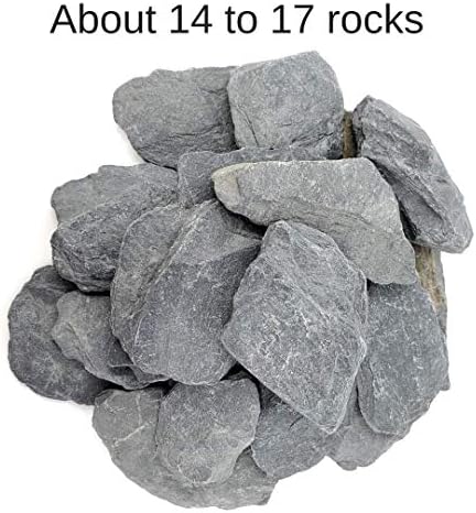 Small Slate Stones - Natural Decor - 14 to 17 Pieces