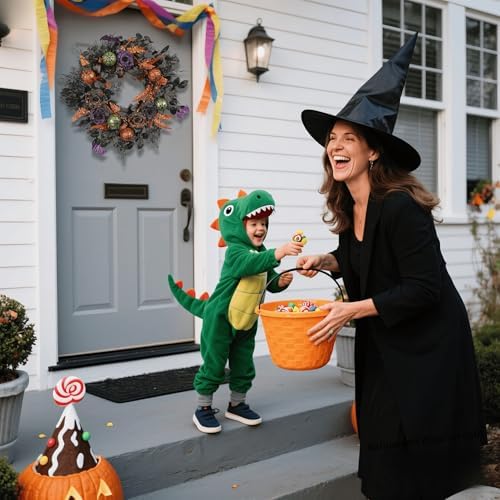 22 Inch Halloween Wreath Front Door Decor