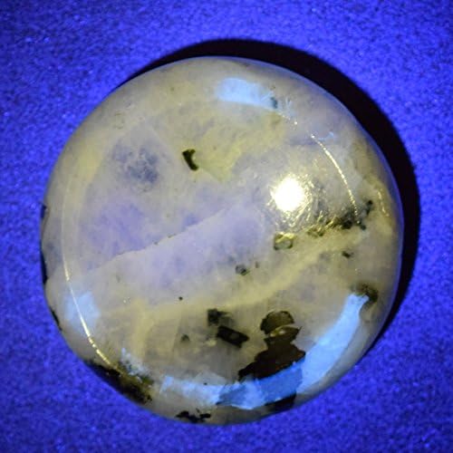 HQRP 35mm Rainbow Moonstone Stand for Sphere Egg Sparkling Worry Stone
