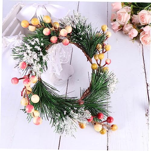 Cabilock Resin Berry Garland Wreath for Front Door