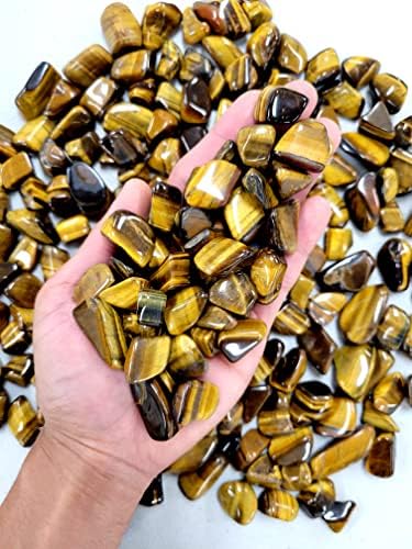 Tumbled Tigers Eye Crystal Stones 12 LB Natural Healing