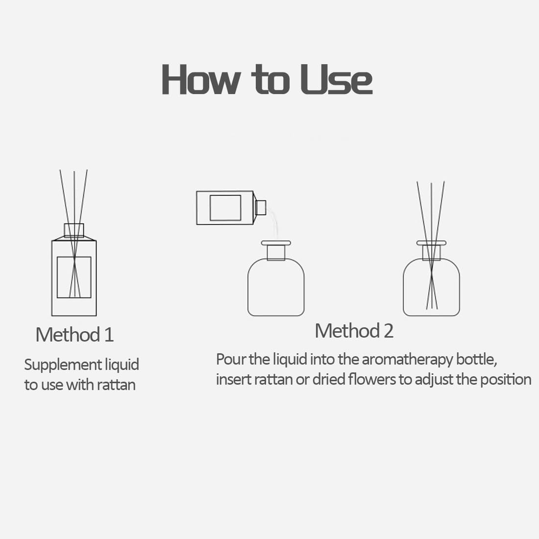 Muufuser Reed Diffuser Refill 280ml Sage Sea Salt