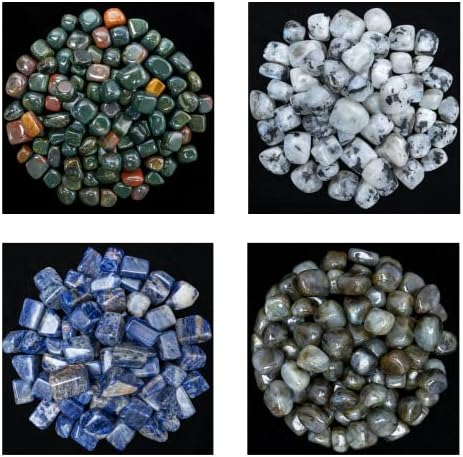ZAICUS Tumbled Stones Set for Decor Feng Shui Jewelry
