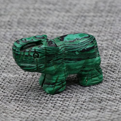 Blue Turquoise Elephant Statue Home Decoration