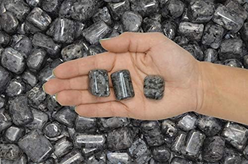 Fantasia 1 lb Hand Polished Larvikite Stones