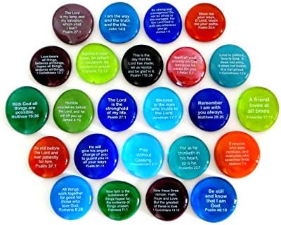 Lifeforce Glass Bible Verse Stones Set II
