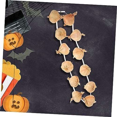 Realistic Garlic Garland Faux Garlic Wreath Decor