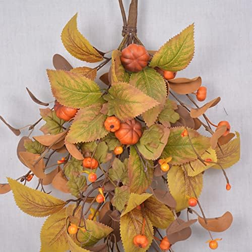 197 Inch Fall Harvest Teardrop Swag Wall Hanging