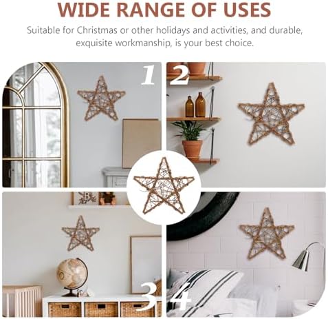 Artibetter Rattan Wreath Frame for DIY Crafts and Wall Decor