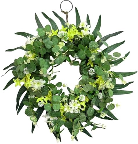 Eucalyptus Wreath for Front Door Spring Greenery Decor