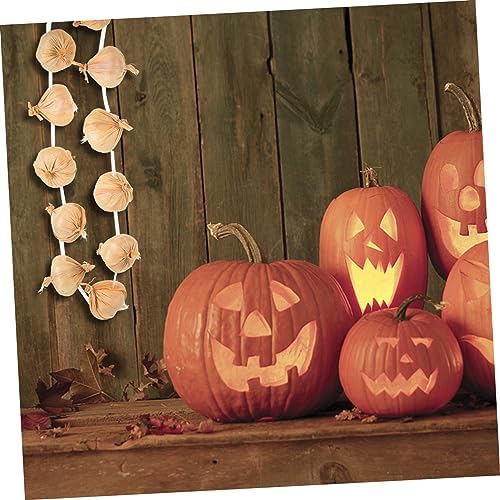 MAGICLULU Artificial Garlic String Wreath