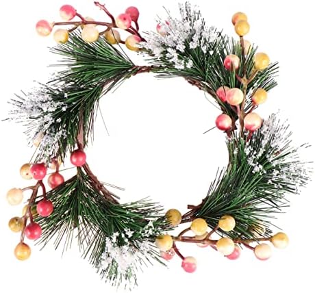 Cabilock Resin Berry Garland Wreath for Front Door