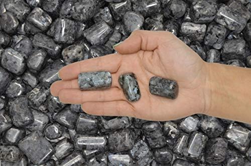 Fantasia 1 lb Hand Polished Larvikite Stones