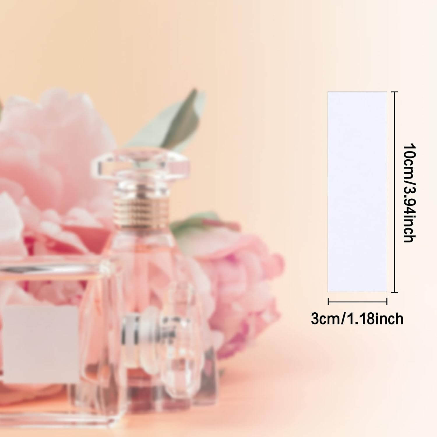 Landhoow 200 Pcs Perfume Tester Strips