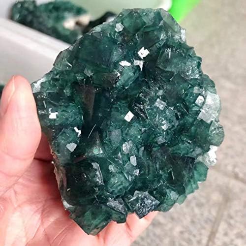 1pc 1000g-1200g Green Fluorite Geode Cluster Rough Stone Mineral Specimen