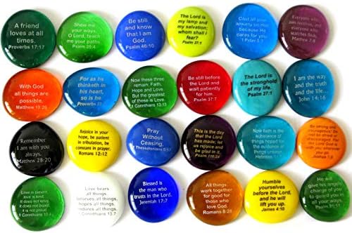 Lifeforce Glass Bible Verse Stones Set II
